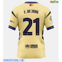 Camisa de time de futebol Barcelona Frenkie de Jong #21 Replicas 2º Equipamento 2025-26 Manga Curta